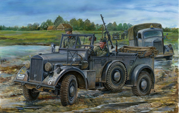 Сборная модель Mittlerer Einheits Personenkraftwagen (m.E.Pkw) Kfz 12 (Early Version?