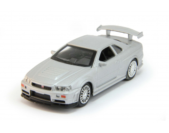 NISSAN Skyline GT-R (R34), silver