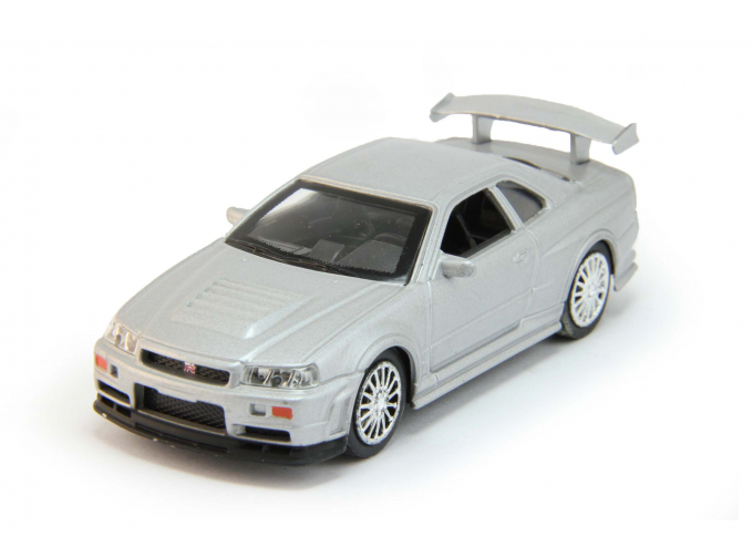 NISSAN Skyline GT-R (R34), silver