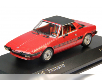 FIAT X 1/9 "Exclusive" (1972-78), red metallic