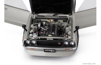 NISSAN Skyline 2000 Gt-r (kpgc110) Tuned Version Coupe (1973), Silver Black