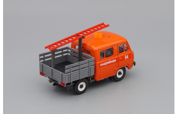 УАЗ 39094 Фермер с лестницей Аварийная, оранжевый / серый