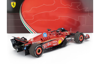 FERRARI F1 Sf-24 Team Scuderia Ferrari №16 Winner Monaco Gp (2024) Charles Leclerc - Polyfoam Packaging, Red Black
