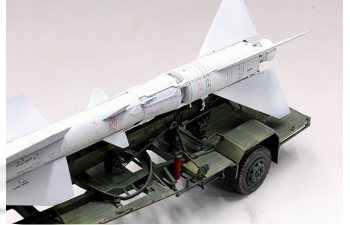 Сборная модель Ракетная установка  советский подвижный зенитный комплекс  С-75 «Двина»