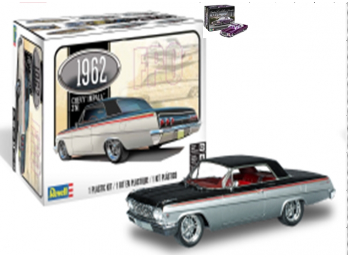 Сборная модель Автомобиль 1962 Chevrolet Impala (3 в 1)