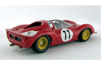 FERRARI Dino 206s №11 1000km Nurburgring (1966) L.Bandini - L.Scarfiotti, Red