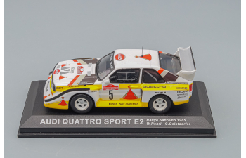 AUDI Quattro Sport E2 #5, white / yellow