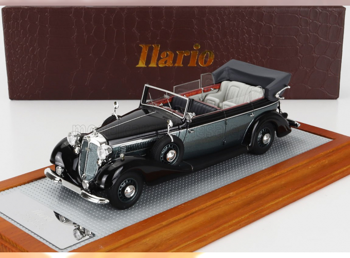 HORCH 951a Pullman Original Car Cabriolet Open (1938), Black Green Met