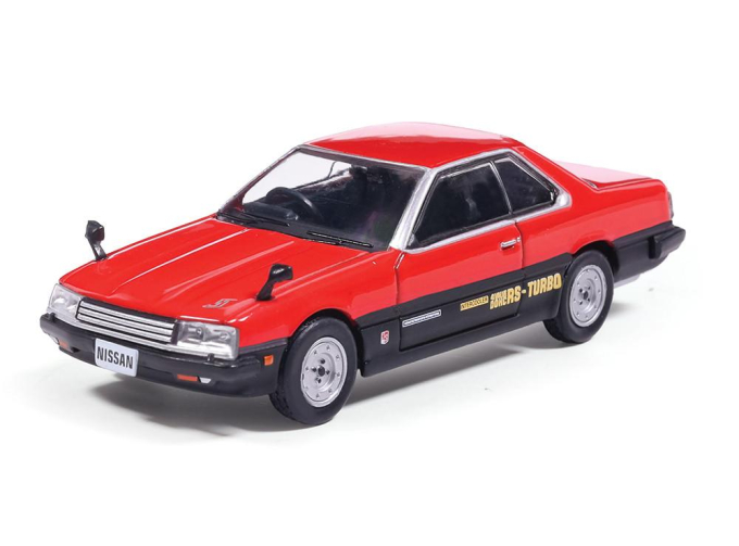 NISSAN Skyline 2000 RS-Turbo (R30) "Iron Mask" (1983), red / black