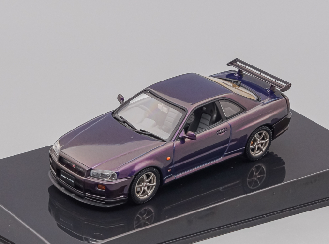 NISSAN Skyline GT-R R34 (1999), purple