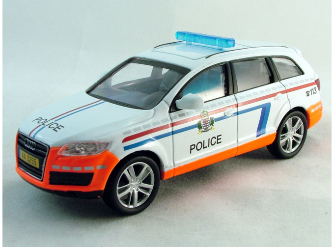 AUDI Q7 Police Luxembourg, Полицейские Машины Мира 28, белый