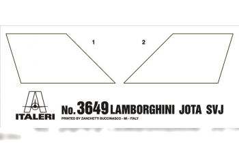 Сборная модель Lamborghini Miura JOTA SVJ