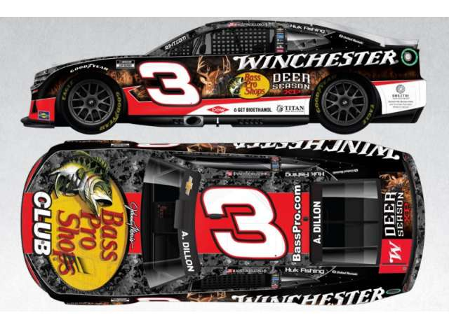 Chevrolet #3 Austin Dillon *Bass Pro Shops Winchester Deer Season XP* various 2025