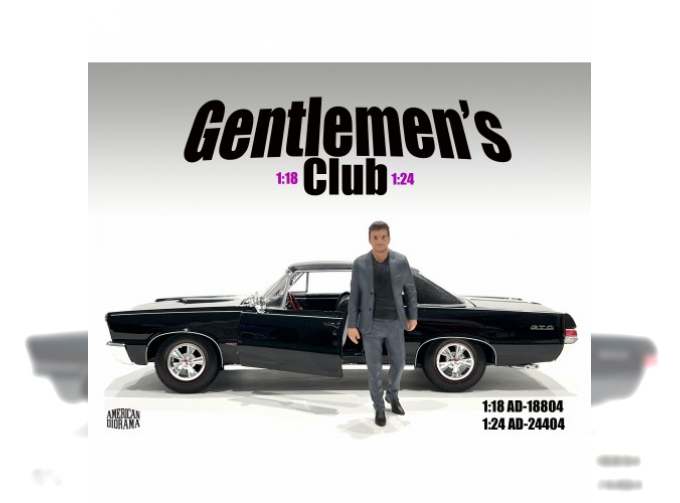 FIGURES Man Gentlemen's Club-4, Grey Blue