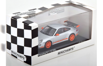 PORSCHE 911 (996) GT3 RS (2006), silver orange