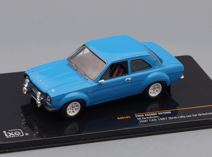 FORD ESCORT RS1600 M.Gronholm TEST CAR 1987 (первая машина Gronholm), blue