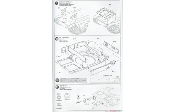 Сборная модель German Tank Panzerkampfwagen IV Ausf.G Early Production & Motorcycle Set "Eastern Front"