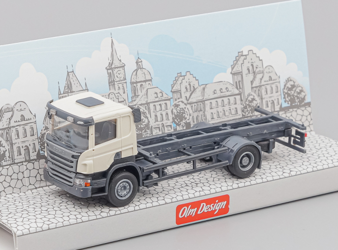 SCANIA P 4х2 контейнеровоз 20", серый