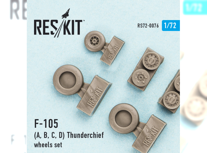 Republic F-105 (A, B, C, D) Thunderchief Смоляные колеса