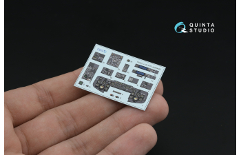 Декаль интерьера кабины Lynx AH-7 (Airfix) (с 3D-печатными деталями)