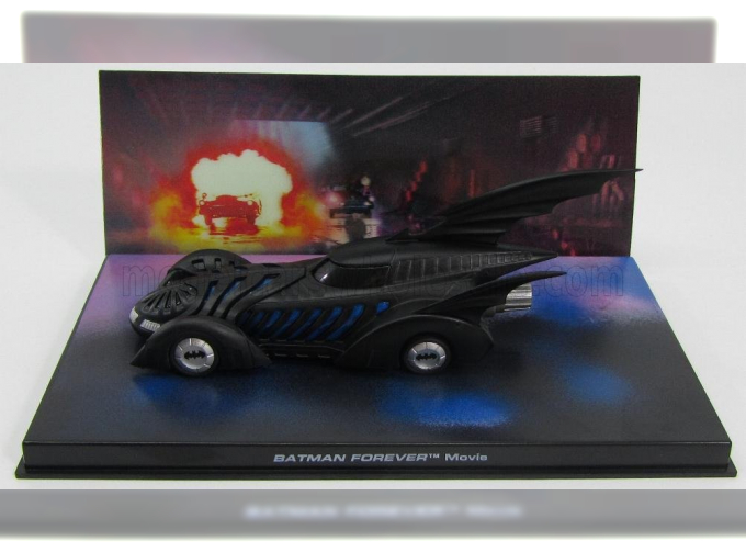 BATMAN Batmobile - Batman Forever Movie 1995, Matt Black