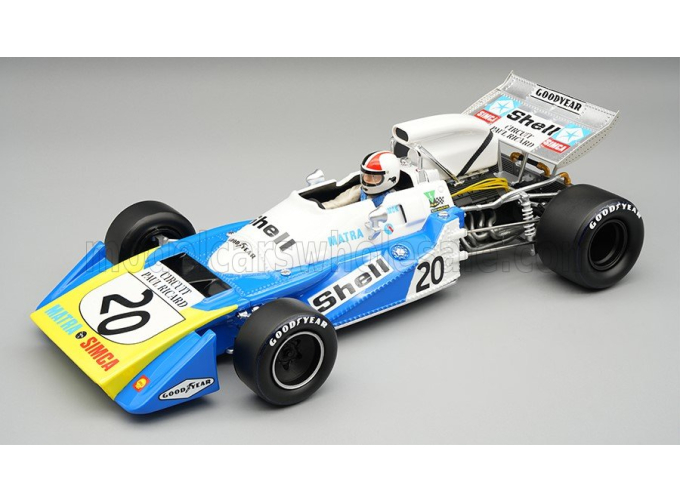 MATRA F1 MS120B №20 France GP (with pilot figure) Chris Amon (1971)