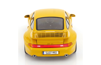 PORSCHE 911 (993) GT2 BBS rims (1996), yellow
