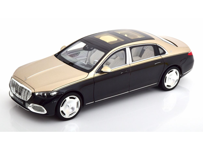 MERCEDES-BENZ Maybach S 680 4 Matic (2021), black metallic/gold metallic
