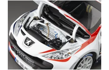 PEUGEOT 207 S2000 №4 Winner Rally Montecarlo (2011) Bryan Bouffier - Xavier Panseri, White Red