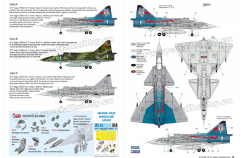 Сборная модель SF-37 Viggen Recce