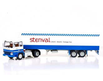 BERLIET TR280 FRIGO STENVAL (1973), blue/white