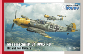 Сборная модель Messerschmitt Bf 109E-1/B ‘Hit and Run Raiders’