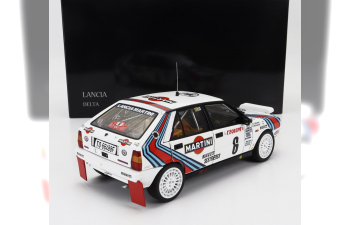 LANCIA Delta Hf Integrale 4wd (night Version) Team Martini Racing №6 Winner Rally Montecarlo (1987) Miki Biasion - Tiziano Siviero, White Red Blue