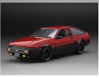 TOYOTA Sprinter Trueno GT Apex AE86 (1986), red/black