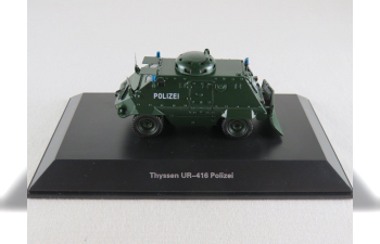 Thyssen UR-416 mit Räumschaufel Panzerwagen der Polizei (1975), dunkelgrün