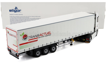 SCANIA S500 Truck Telonato Transactuel Transports (2021), White