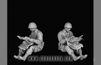 Сборная модель U.S. Paratroopers, The 82 Division (5 figures)