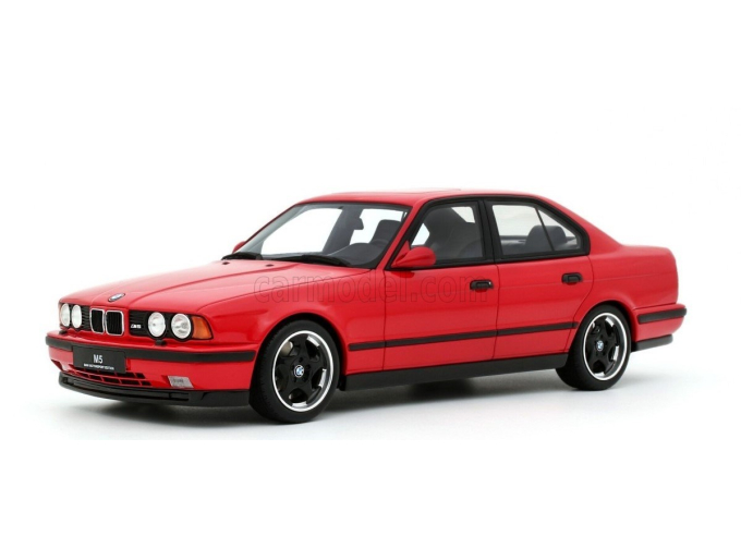 BMW 5-Series M5 (E34) (1992), red 