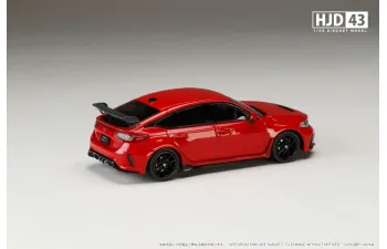 HONDA Civic Type R (FL5) with Genuine Optional Parts, flame red