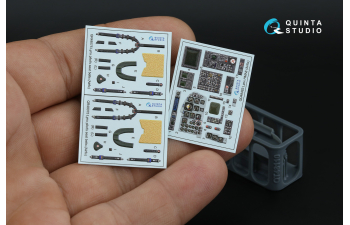 3D Декаль интерьера кабины Lynx HMA8 (Airfix) (с 3D-печатными деталями)