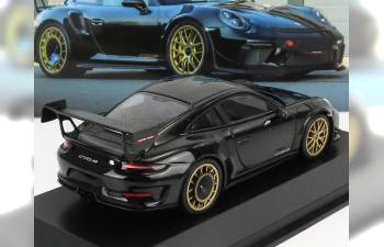 PORSCHE 911 991-2 Gt3 Rs Mr Team Manthey Racing 2018 - Golden Rims, Black