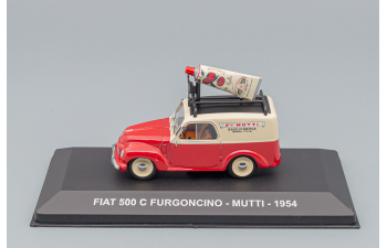 FIAT 500c Furgoncino Van Mutti (1954), Red Cream