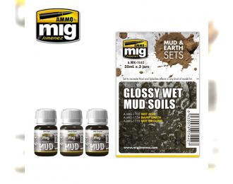 GLOSSY WET MUD SOILS (MUD & EARTH SETS) (Влажная грязевая почва)