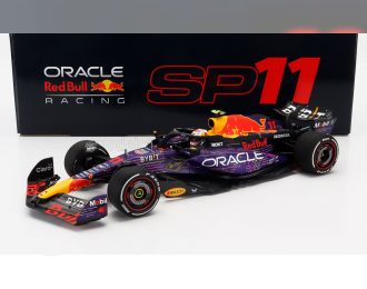 RED BULL F1 Rb19 Team Oracle Red Bull Racing №11 3rd Las Vegas Usa Gp (2023) Sergio Perez, Purple Yellow Red