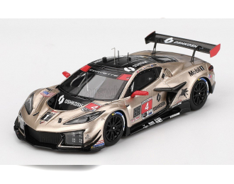 CHEVROLET Corvette Z06 Gt3.r 5.5l V8 Team Pratt Miller Motorsport №4 Imsa 12h Sebring (2024) Earl Bamber - Nicky Catsburg - Tommy Milner, Gold Black