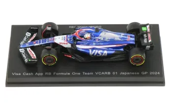 RACING BULLS F1 Vcarb-01 Team Visa Cash App №3 Season (2024) Daniel Ricciardo, Blue White