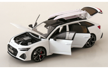 AUDI RS6 Avant (2020), white metallic