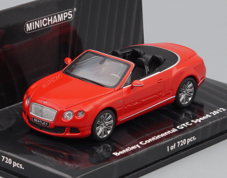 BENTLEY Continental GT Speed Convertible 2012, St.James red