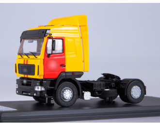 Минский-5440 седельный тягач Метро, желтый / красный