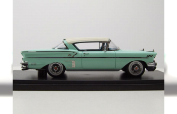 CHEVROLET Bel Air Impala Sport Coupe 1958 Light Green / Beige